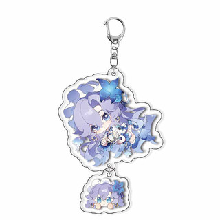New style Wuthering Waves Anime Acrylic Keychain Cartoon Diy Creative Homemade Bag Decoration Pendant Height 6Cm