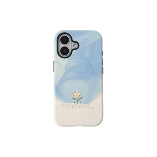 Ốp bảo vệ họa tiết hoa xanh cho iPhone 11 12promax 13pro15pro 15promax 14 14promax 14pro 16 pro max 16 plus 17 17promax ốp lưng hai trong một