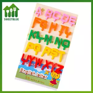 SWEET Bento Rau Croery Mini Dễ Thương Tập Đi Trẻ Em Nĩa Trái Cây Răng Thức Ăn Trẻ Em Pis Hoạt Hình Bảng Chữ Cái Trái Cây Nĩa n