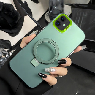 Ốp Lưng 2026 Cho iphone 12 Pro Max 13 Pro Max 11 Pro Max 12 Vỏ Điện Thoại mini Vỏ Cứng Chống Sốc Thiết Kế Mới Thẩm Mỹ Có Giá Đỡ Xanh CYFXZJ3