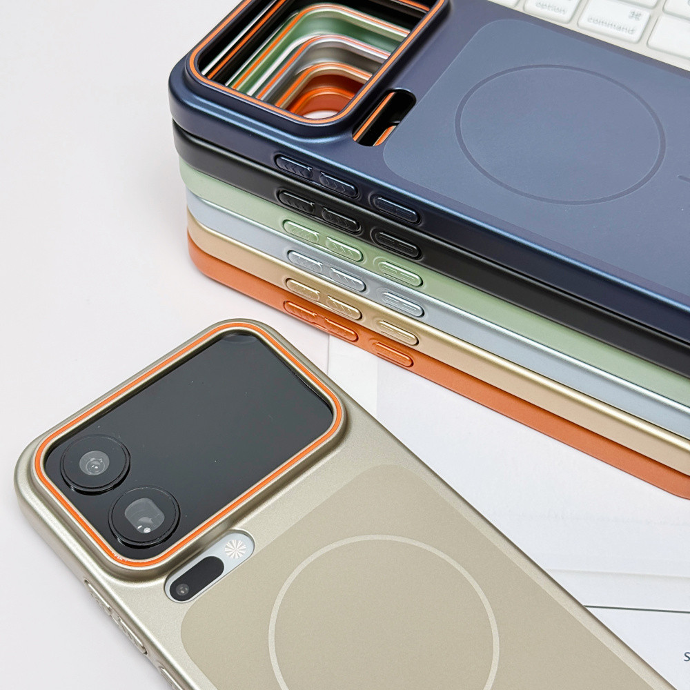 Sơn kim loại Vỏ điện thoại từ tính cho Xiaomi 17 Pro Pro ProMax Nút PC cứng Bảo vệ chống sốc Thời trang đơn giản