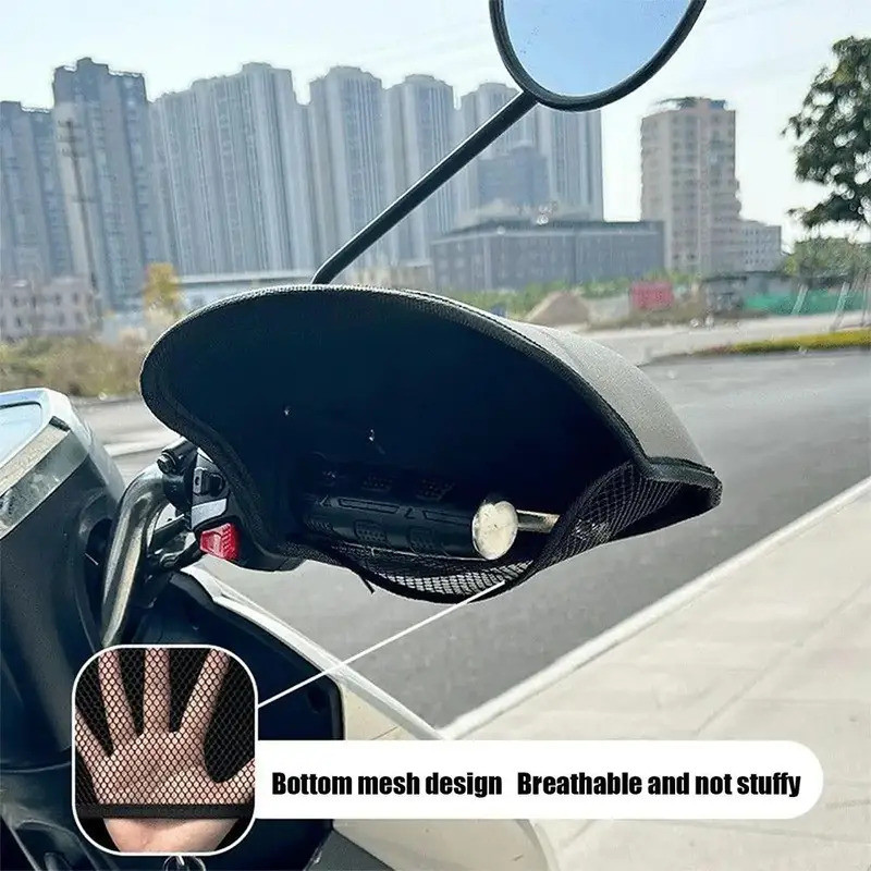 Tay Lái Xe Máy Muffs Xe Điện Phụ Kiện Chống Gió Găng Tay Cầm Găng Tay Tay Chống Thấm Nước Có