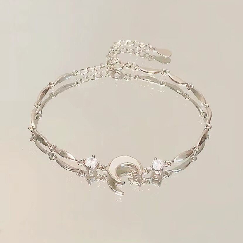 Vòng tay nơ hoa anh đào Zircon màu hồng, tinh tế và cao cấp - Quà tặng hoàn hảo cho bạn bè