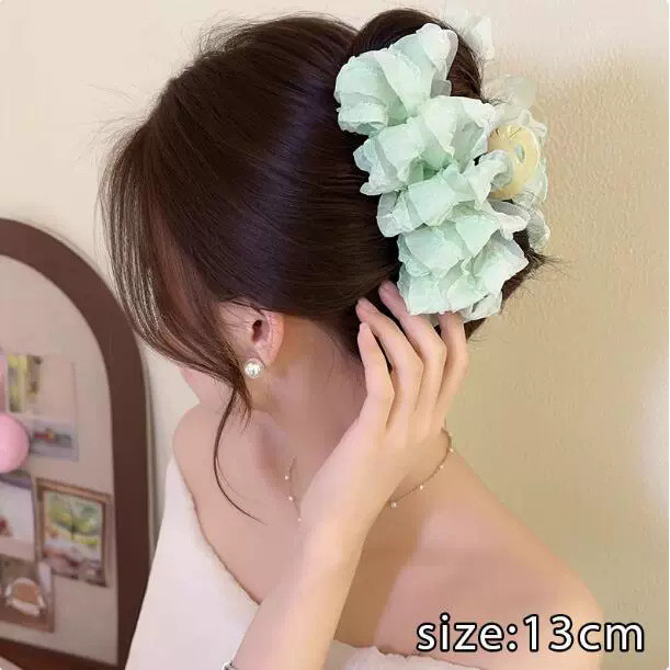 Kẹp Tóc Càng Cua Nơ Bản To Phong Cách Hàn Quốc Thanh Lịch Cho Nữ