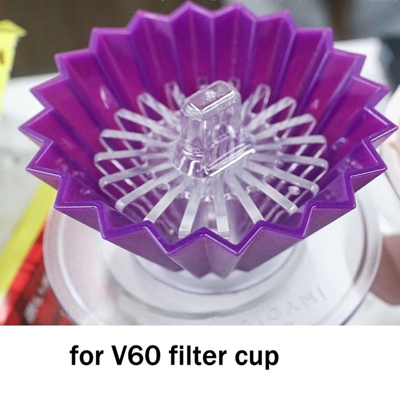Giấy cốc lọc cà phê hình nón cho máy ép Origami hình chữ V cầm tay Trọng lượng giấy sử dụng kép