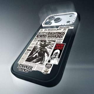 CASECASE X Stranger Things poster Ốp Lưng Máy Ảnh Trắng Vòng Phiên Bản Mờ Đen Cứng Hút Từ Tính Tác Động Dành Cho Apple IPhone 13 14 15 16 17 Pro Max Air Plus Có Hộp