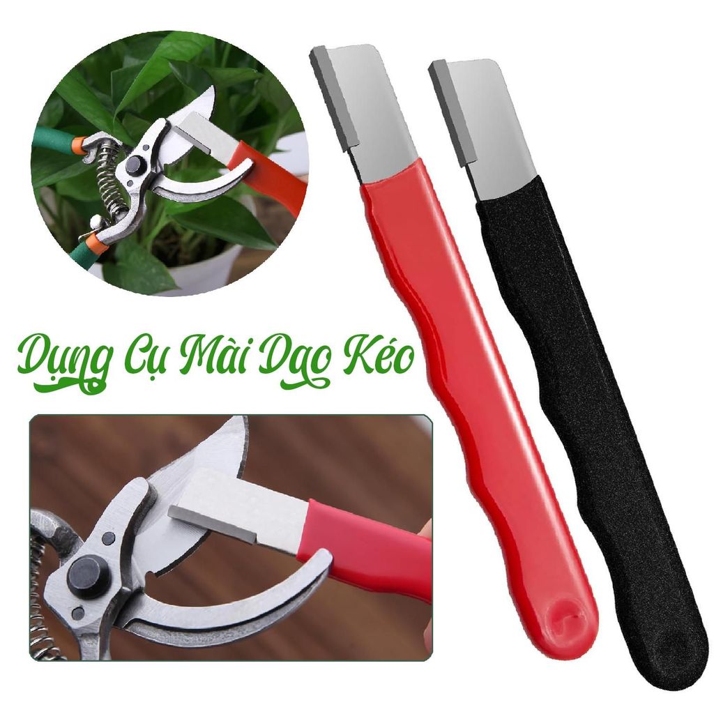 [Bộ 2 Chiếc] Dụng Cụ Mài Dao Kéo Đa Năng Cầm Tay Siêu Bén, Mài Kim Loại, Dao Cắt Tỉa, Đá Mài Cầm Tay Dao Kéo