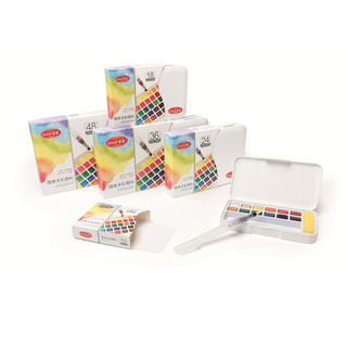 Master Solid Watercolor Paints Bộ công cụ nghệ thuật Sơn tay Màu nước có thể giặt được với dụng cụ tấm vẽ 2025.12.25