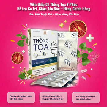 [CHE TÊN SP] Thông Tọa Y Phúc – Bổ sung Rutin & Diosmin – Giúp Bền Thành Mạch, Cầm Máu, Giảm Sa Búi Trĩ