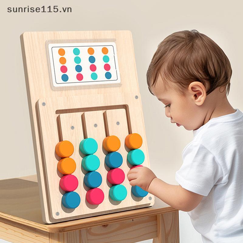 Đồ chơi xếp hình phối màu SRVN, Trò chơi trêu ghẹo trí não Montessori dành cho trẻ em 3, 4, 5, 6, 7 tuổi, Đồ chơi đi bộ đường trường cho bé trai và bé gái.