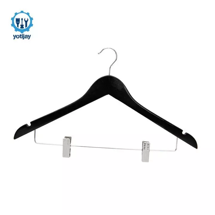 Móc Treo Quần Áo Có Kẹp Tủ Quần Áo Móc Treo Quần Áo Chống Trượt Quần Móc Treo Gỗ Chắc Chắn Móc Treo Cho Áo Khoác Quần Jean