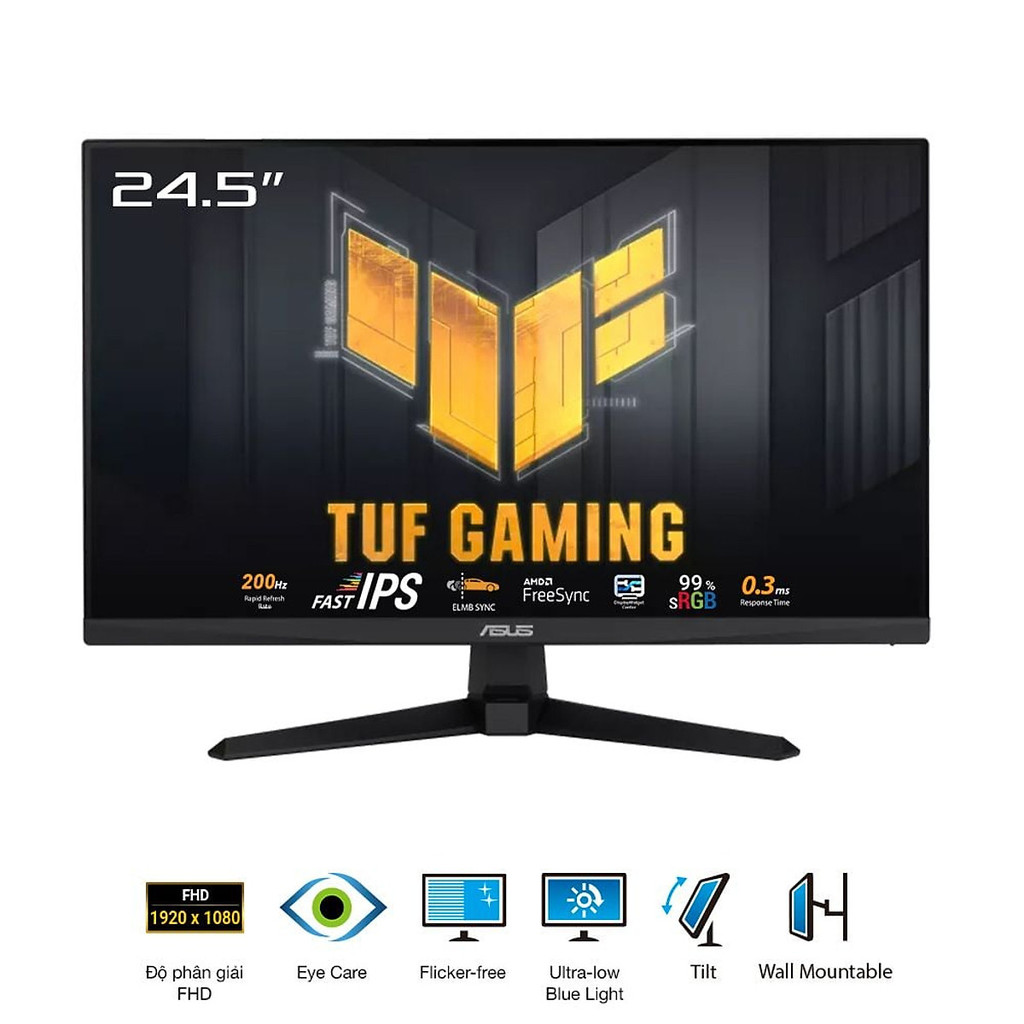 [HỎA TỐC HCM] Màn hình Gaming Asus TUF GAMING VG259Q5A 24.5" Full HD Fast IPS 200Hz