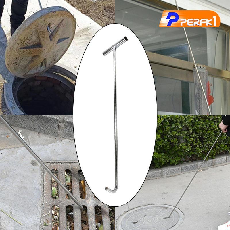 Lỗ Lỗ Móc Dụng Cụ Thép Bền Cán Cửa Nâng Hạng Nặng Cũng Nắp Cửa Bánh Xe Kéo T Móc Đơn Móc Nâng Cửa Móc