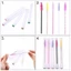 FAVORITEGOODS Lông Mi, Lấp Lánh Trong Ống Bàn Chải Lông Mi, Có Thể Tái Sử Dụng Với Hộp Đựng Lông Mày Spoolie Lược Dụng Cụ Trang Điểm