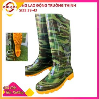 [ ĐẾ CỨNG] Ủng lao động Trường Thịnh đế cứng size 36-43, ủng đi mưa, ủng lội nước CAO CẤP