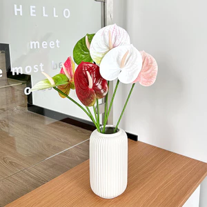 hoa giả trang trí nhà cửa hoa hồng môn 3d cao cấp decor phòng khách sang trọng hoa giả đám cưới bình hoa nghệ thuật đặt bàn đẹp