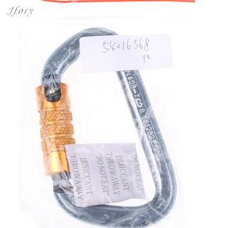 Karabiner hình D tự động khóa, phù hợp cho leo núi