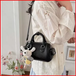 Túi đeo vai phong cách Hàn Quốc GC2 dành cho nữ kết cấu mới Túi đeo chéo cá nhân màu trơn túi hàng ngày CG2