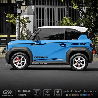 Decal Tem Xe VF3 Thể Thao - tem xe vf3 mới nhất