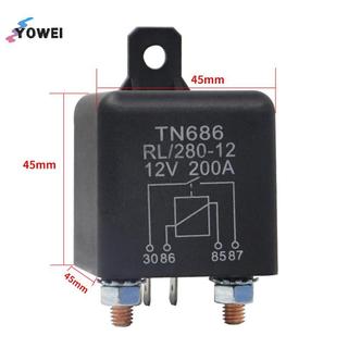 Rơle khởi động dòng điện cao YOWEI 200A 100A 12V / 24V Điện ô tô Rơle khởi động dòng điện nặng Rơle xe VN