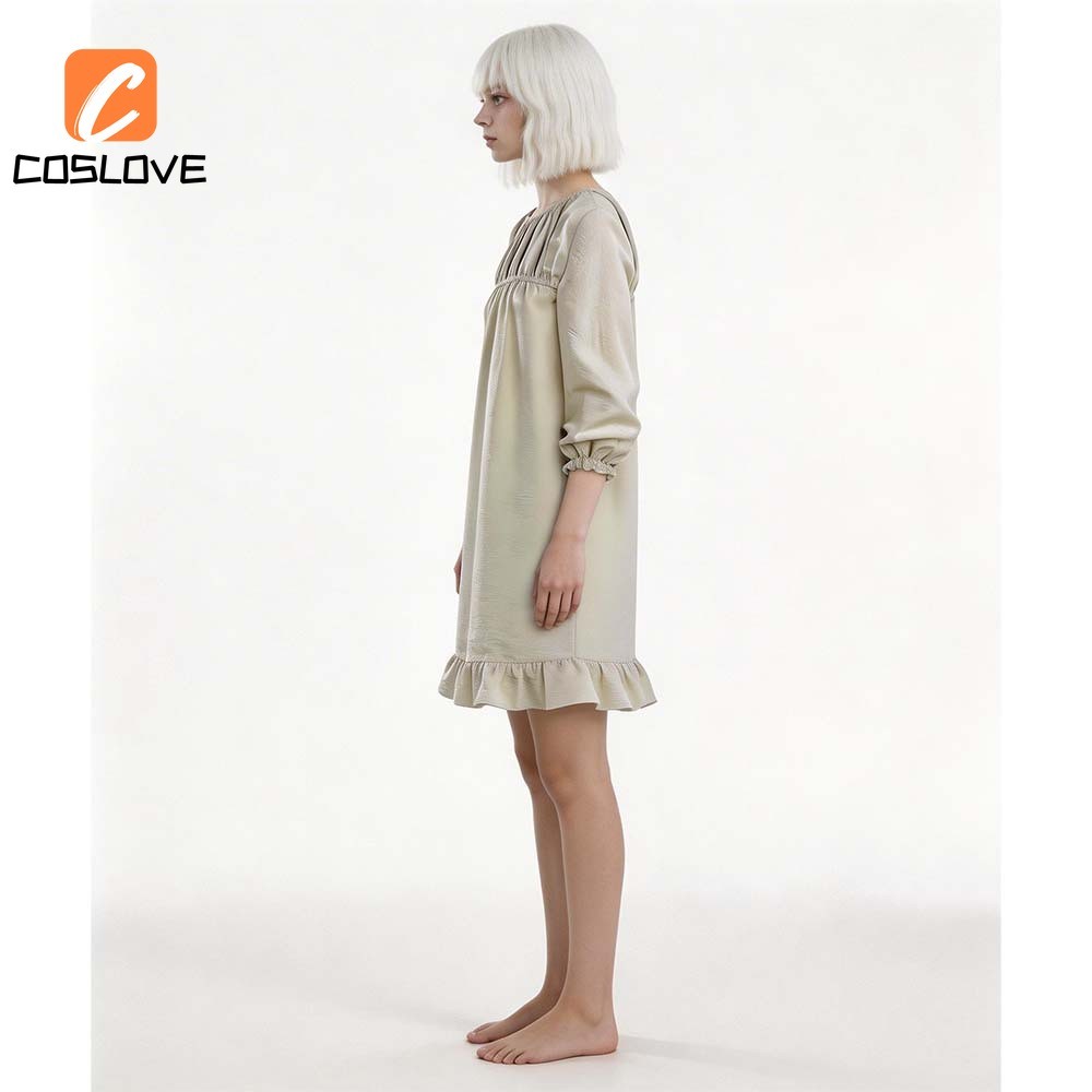 Trang phục cosplay Resident Evil 9 Requiem cho bé gái - Đầm trắng dài dễ thương phù hợp dự tiệc