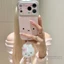 Ốp Điện Thoại Da Miffy Thỏ Biểu Hiện Dễ Thương Cho iPhone 17 16 15 14 13 12 11 Pro Max X Xr Xs Max