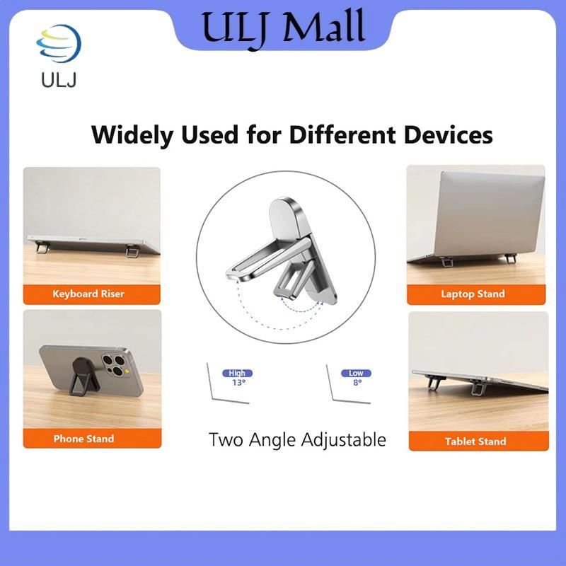 ULJ 2 Chiếc Giá Đỡ Laptop Mini Di Động Có Thể Gập Lại Nvisible Laptop Riser Braet Cho Notebook Giá Đỡ Làm Mát.