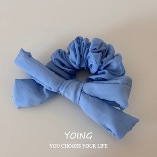 Dây buộc tóc Scrunchy phong cách Hàn Quốc màu trơn, chất lượng cao cấp
