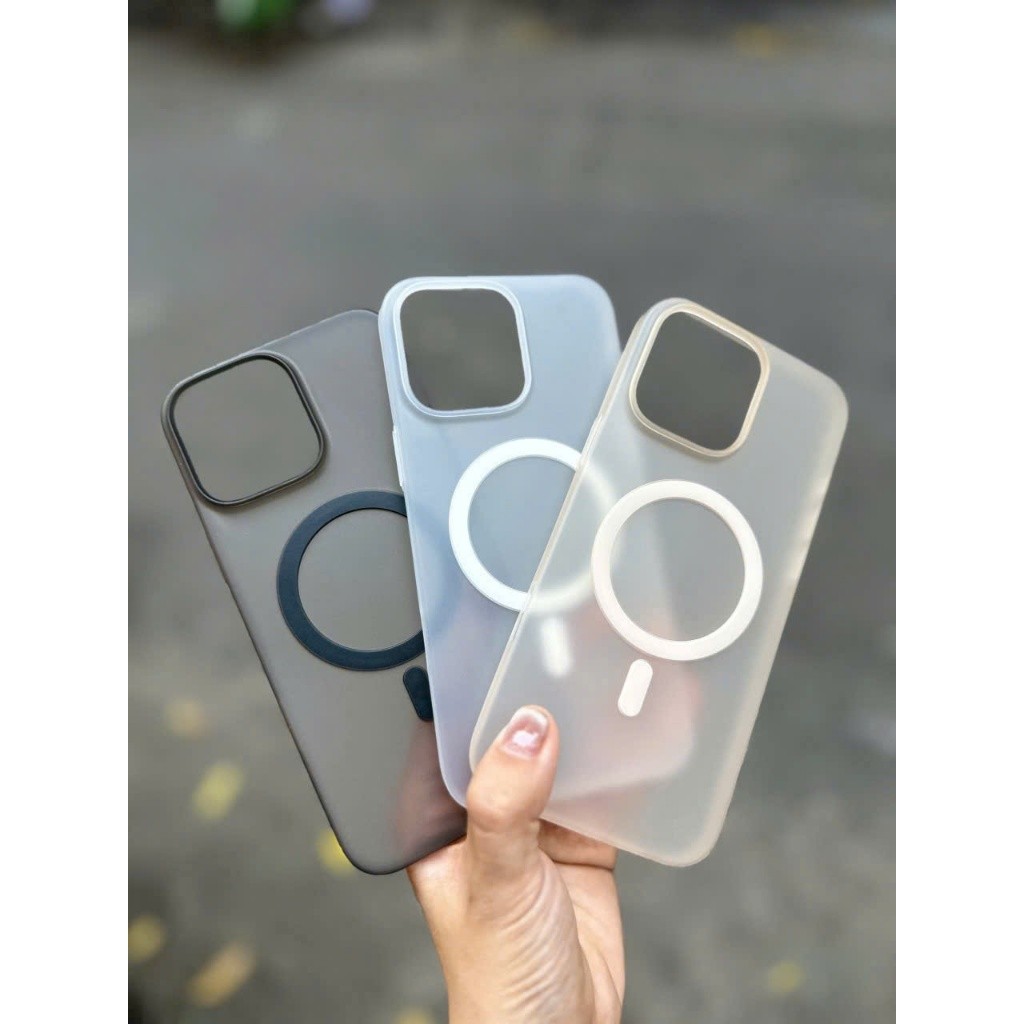 [Chính Hãng] Ốp Lưng Nhám Siêu Mỏng SwitchEasy Ultra Slim Magnetic 0.35mm Cho iPhone 15/16/17 Pro Max - Sạc Từ Tính