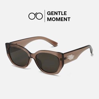 Kính râm chống tia UV GENTLE MOMENT kính mắt mèo gọng vuông chống nắng thời trang nam nữ phong cách GMT398