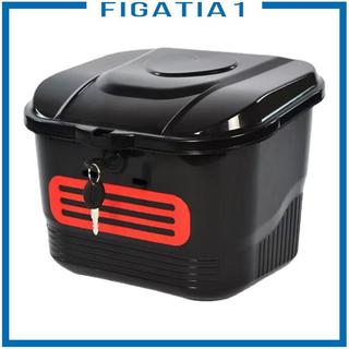 Figatia Giỏ xe đạp đa năng với giá hành lý tiện lợi, thiết kế đen thời trang, dễ dàng lắp đặt.