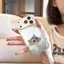 Chăn đáng yêu mèo cho 16 trường hợp iPhone 17Air Space Case 14/13/11Pro