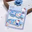 Hello Kitty Cổ Điển Denim Xanh Series Dễ Thương Hoạt Hình Dễ Thương Bên Kẹp Nổ Kẹp 003