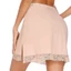 XGB Co Giãn Eo Nửa Dép Cho Nữ Underskirt Bên Cắt Ren Viền Ngắn Trên Đầu Gối Nửa Dép Cho Nữ Dưới Dres