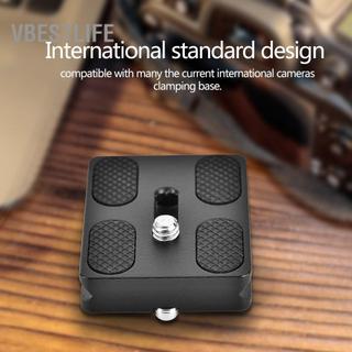 VBESTLIFE Acouto cho PU40 Nhanh Chóng Phát Hành Đĩa với 1/4 inch Vít Gắn Chân Máy Đầu Bóng SLR Camera Cao Su Hợp Kim