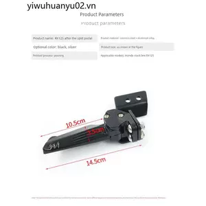 Thích hợp cho Honda Cracking RX125 Bàn đạp sửa đổi Bàn đạp gấp tự động Ghế sau Tựa chân Phụ kiện bàn đạp trẻ em