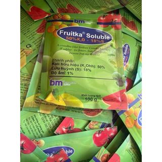 Phân Kali Sulphat mẫu mới - Fruitka Soluble - 100gr