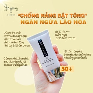 Combo 2 Kem Chống Nắng MÚI XÙ Gorgeous Chính Hãng Tuýp 100g Mẫu Mới 77@