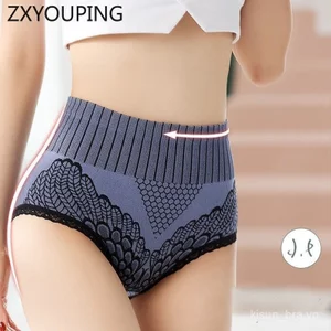Quần lót không đường may Zxyouping cạp cao định hình eo thoải mái tiện dụng