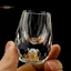 TRTR Sang Trọng Pha Lê Thủy Tinh Vodka Thủy Tinh Sake Shochu Thanh Thủy Tinh Rượu Mùi Đôi Đáy Vàng Lá Thủy Tinh Trà Quà Tặng Cao Cấp Rượu Cứng VN