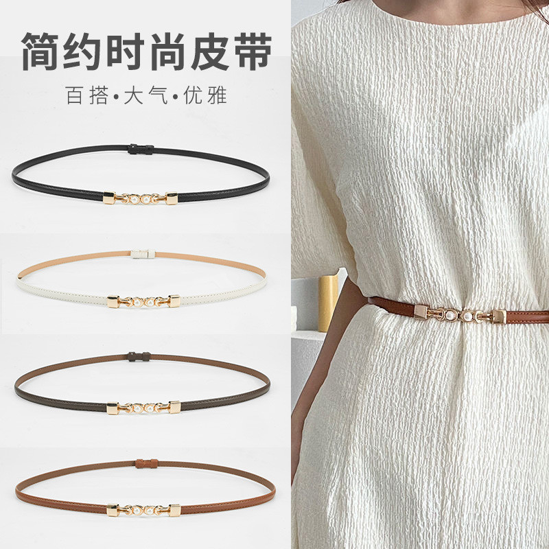 Dây Khóa Thời Trang Phù Hợp Với Áo Sơ Mi và Eo Ngọc Trai