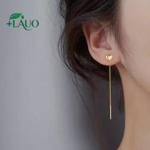 Bông tai nữ xu hướng xuân hạ, dây dài hạt mặt ngôi sao và trái tim từ Springevenstar