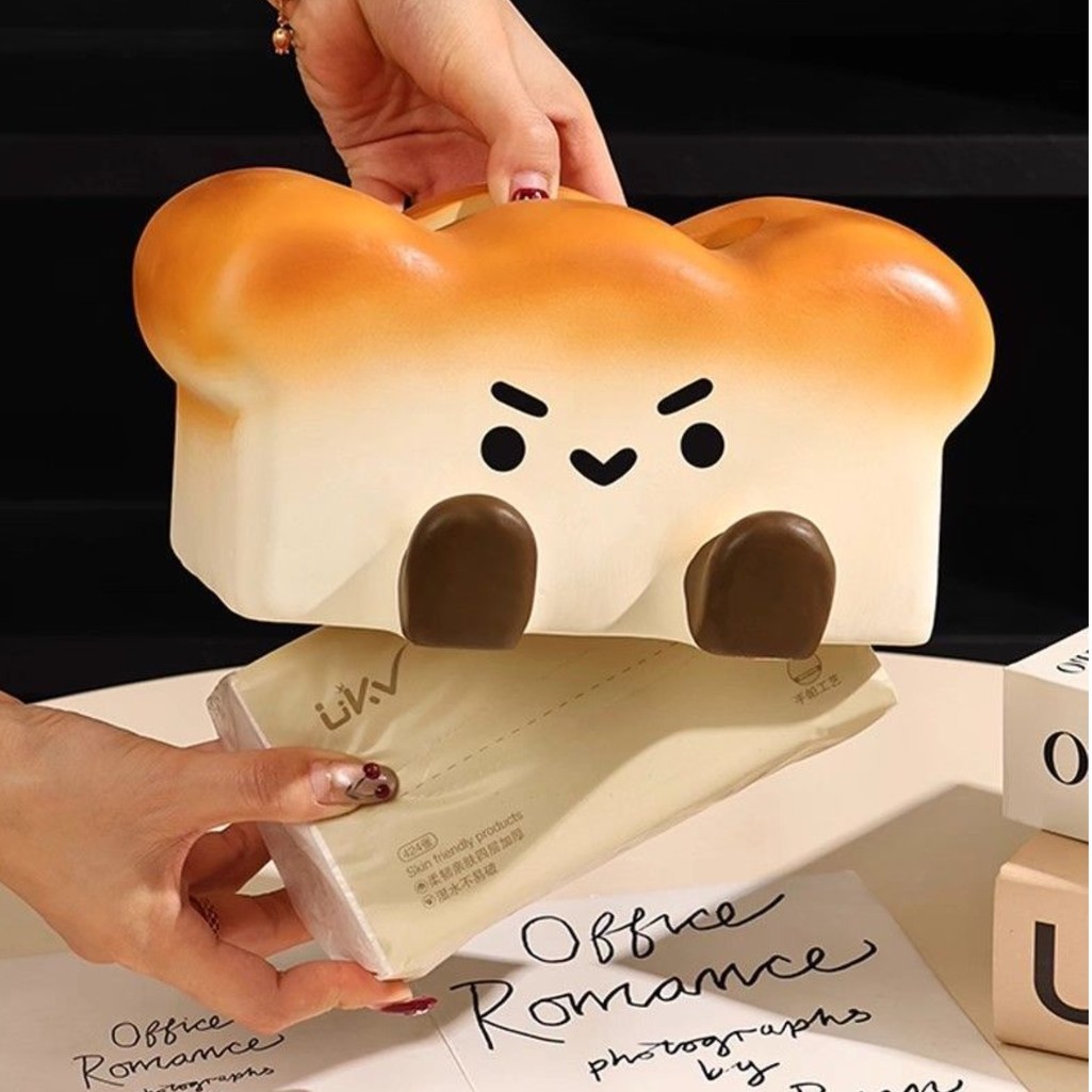 Bánh Mì Nướng Hộp Khăn Giấy Phòng Khách Hộp Khăn Ăn Sáng Tạo Giá Trị Cao Hộp Bảo Quản Gia Đình Đơn Giản