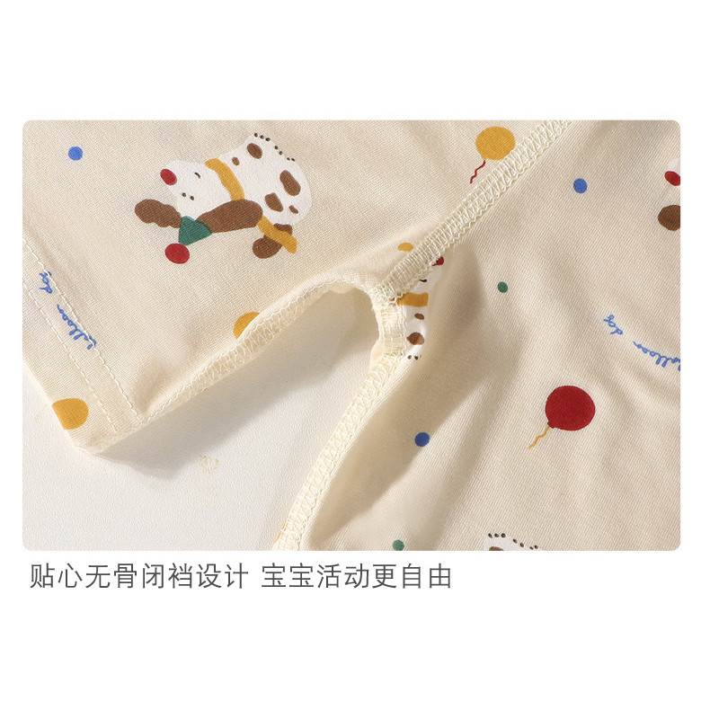 Mùa Hè Mỏng Hoạt Hình Thoáng Khí Hai Mảnh Phù Hợp Với Bé Trai Áo Vest Quần Short Homewear Suit 80-160 Size LECP