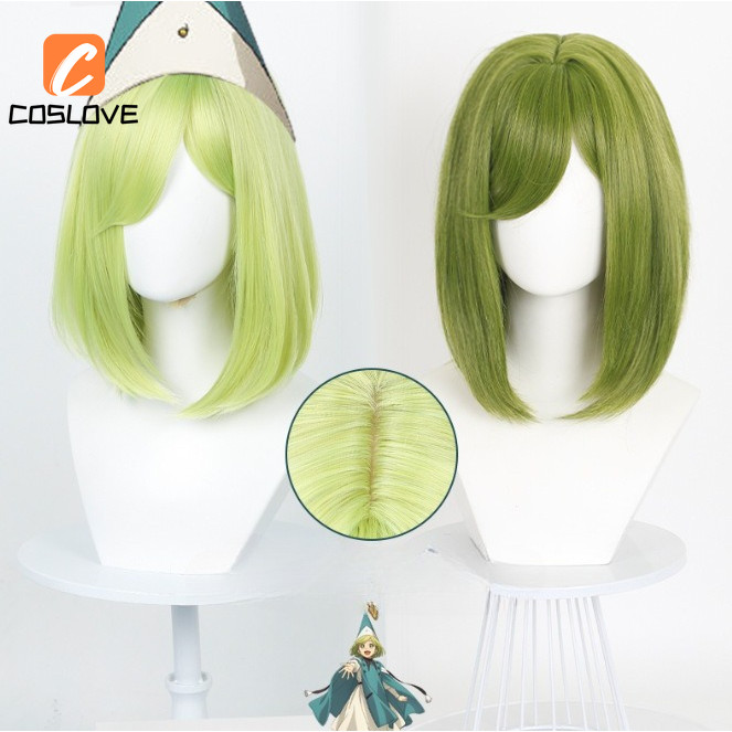 Tóc giả cosplay màu xanh đậm, thẳng - Phụ kiện tóc dễ thương dành cho cô gái anime phù thủy