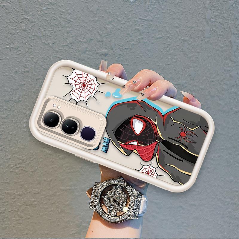 Ốp Lưng Cho VIVO Y19S Pro Y29 4G Hoạt Hình Silicon Mềm Ốp lưng TPU Spider Man Cool Boy Angel Eye Chống Sốc Ốp Lưng