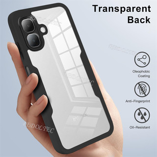 Ốp lưng 360 Full Cover Honor X5C X5CPlus Chống sốc Acrylic Trong suốt Mặt trước Bảo vệ hai mặt Vỏ điện thoại cứng Honor X5C Plus