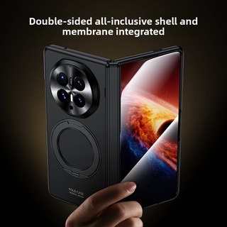 Vỏ Điện Thoại Từ Tính Có Giá Đỡ Xoay Được Cho Honor Magic V6 V5 Bản Lề Bảo Vệ Với Mặt Trước Kính Cường Lực Phim