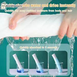 Cheenm 10 Chiếc 30 * 70CM Khăn Nén Dùng Một Lần Khăn Tắm Thiên Lớn Du Lịch Khách Sạn Tắm Có Thể Giặt Khăn Lau Mặt VN