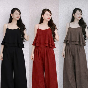 Set Đũi Nữ 2 DÂY Quần Suông DÀI Xinh Xắn Thời Trang Thiết Kế CỰC ĐẸP